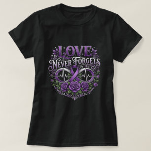 Camiseta Regalo de Alzheimer Infinity que Nunca Olvida