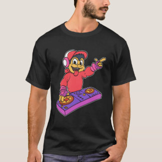 Camiseta Regalo de amante de la música DJ de mono retro