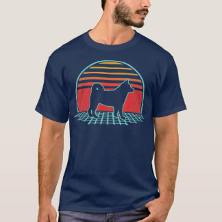 Camiseta Regalo de amante del perro estilo de los años 80 d
