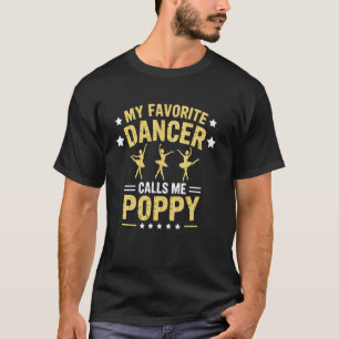 Camiseta Regalo de amapola de bailarina de ballet de nieta