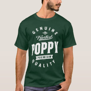 Camiseta Regalo de amapola genuino