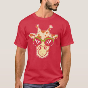 Camiseta Regalo de amigo científico de animales de jirafa g