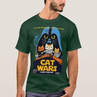 Camiseta Regalo de amigo parodia de la película Cat Wars