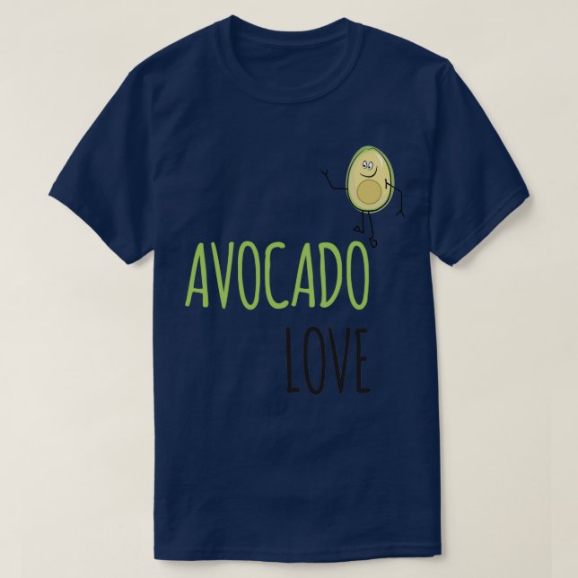 Camiseta Regalo de amor de aguacate para los amantes del ve (Diseño del anverso)