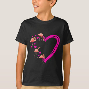 Camiseta Regalo de amor Día de San Valentín Pájaro Flamenco