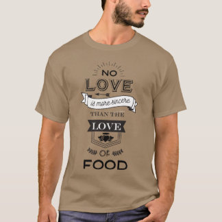 Camiseta Regalo de amor por la comida