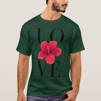 Camiseta Regalo de amor y flores encantadoras para enamorad