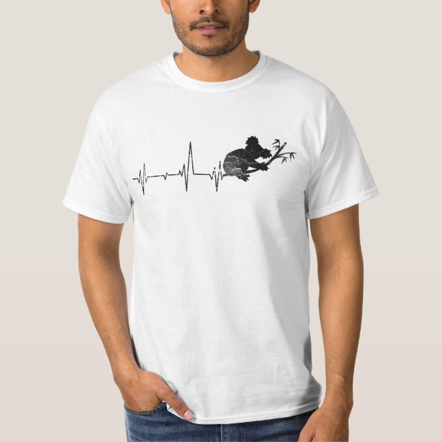 Camiseta Regalo de animaciones de Koala estilo retro (Anverso)