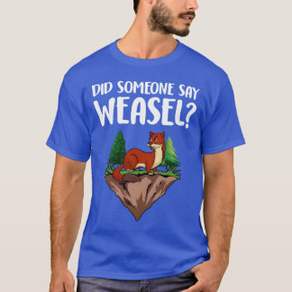 Camiseta Regalo de animal de comadreja Lindo divertido chic