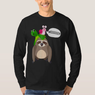 Camiseta Regalo de Animal Divertido de Sloth Tortuga Caraco