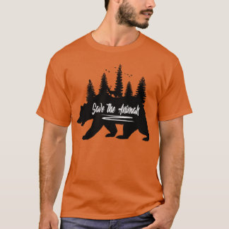 Camiseta Regalo de animales de la naturaleza en el bosque