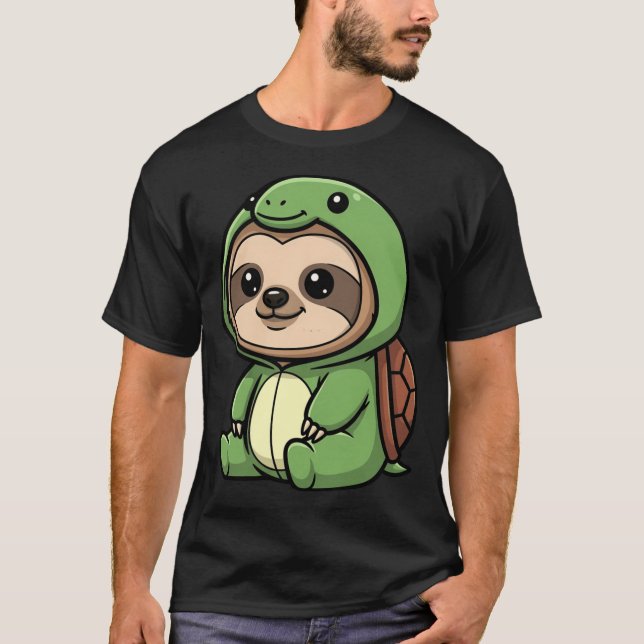 Camiseta Regalo de animalito lindo Slothurtle (Anverso)