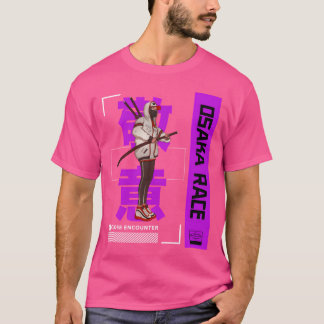 Camiseta regalo de anime de carrera de osaka