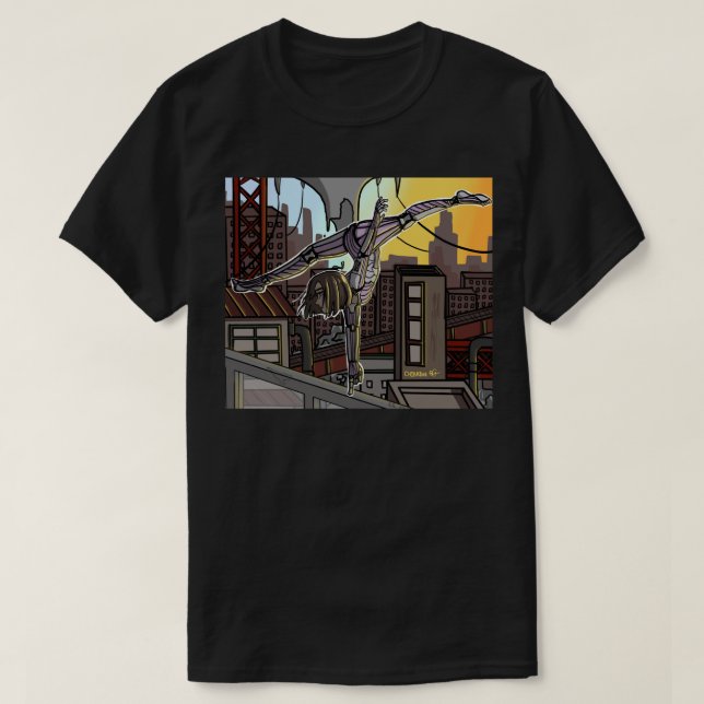 Camiseta Regalo de aniversario Alita Battle Angel Regalos p (Diseño del anverso)