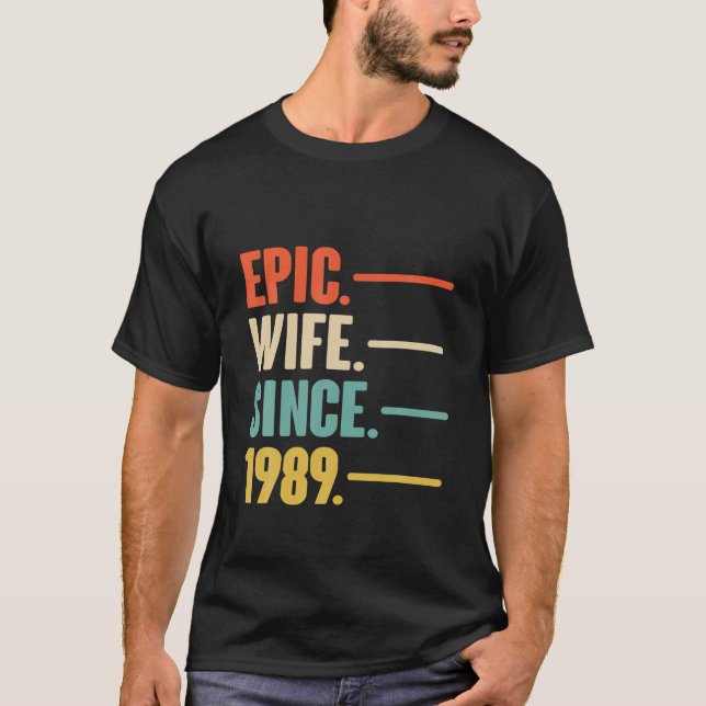 Camiseta Regalo De Aniversario De La Boda 33 Por Su Esposa  (Anverso)