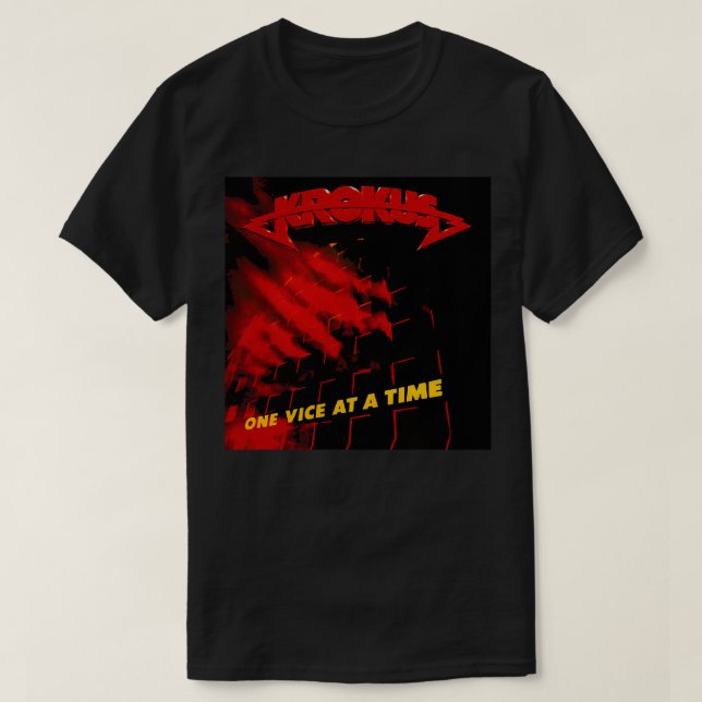 Camiseta Regalo de aniversario Regalos de Krokus para fans  (Diseño del anverso)