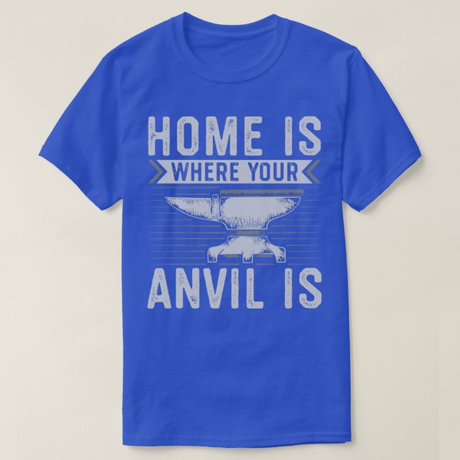 Camiseta Regalo de Anvil para el herrero Herrero Forging T (Diseño del anverso)
