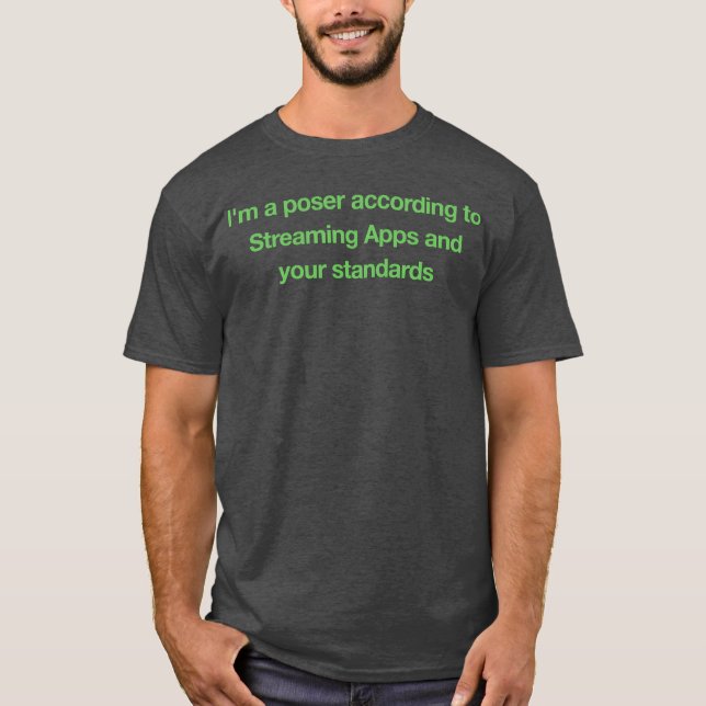 Camiseta Regalo de aplicación de streaming de música (Anverso)