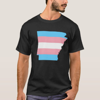 Camiseta regalo de apoyo al orgullo LGBT de Arkansas con ba