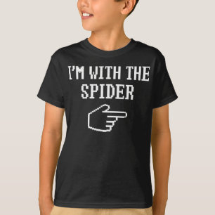 Camiseta Regalo de araña   Estoy con el traje de araña