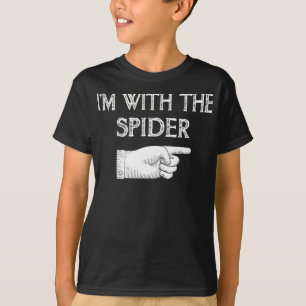 Camiseta Regalo de araña   Estoy con el traje de araña