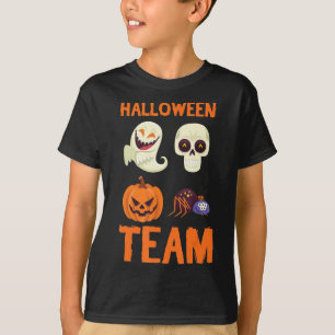 Camiseta Regalo de araña Halloween Team Pumpkin Ghost Spi