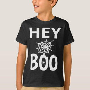 Camiseta Regalo de araña   Hey Boo Halloween Funny Spider W