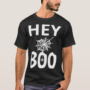 Camiseta Regalo de araña Hey Boo Halloween Funny Spider W