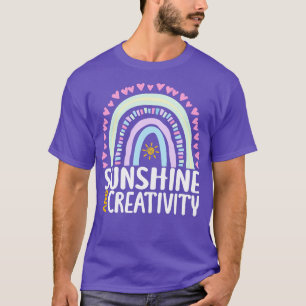 Camiseta Regalo de arcoiris lindo de sol y creatividad para