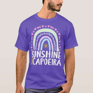 Camiseta Regalo de arcoíris lindo del sol y Capoeira para m