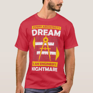 Camiseta Regalo de Arquitecto de profesión de arquitectura
