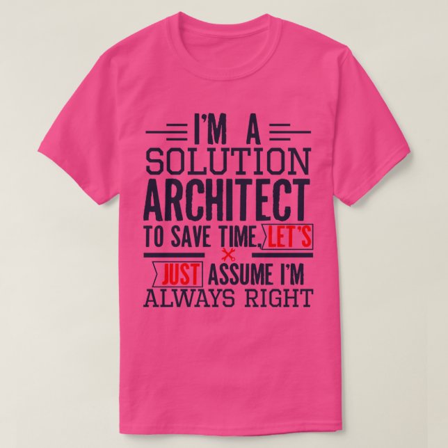Camiseta Regalo de arquitecto divertido de arquitectos de s (Diseño del anverso)