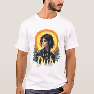 Camiseta Regalo de arte boho para enfermera cardíaca Lub Du
