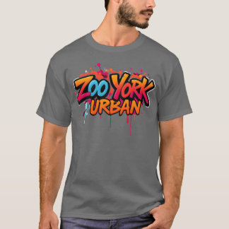 Camiseta Regalo de Arte Callejero Graffiti Urbano Zoo York