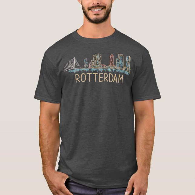 Camiseta Regalo de arte con mano única en los Países Bajos  (Anverso)