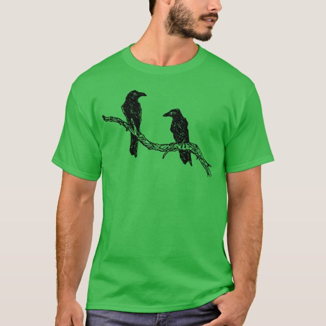 Camiseta Regalo de arte de aves (Anverso)