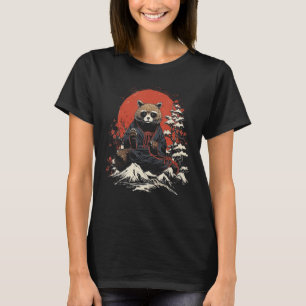 Camiseta Regalo de arte japonés Tanuki Raccoon Dog Japan