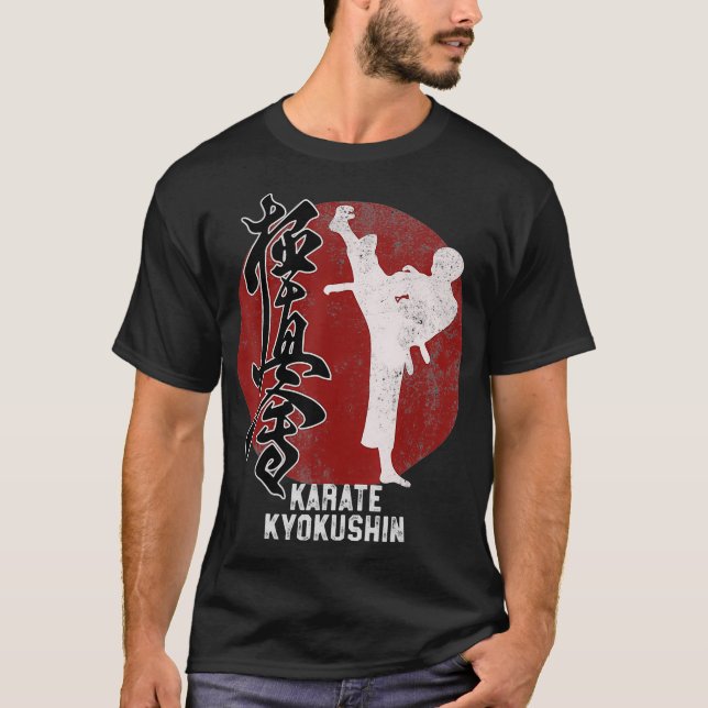 Camiseta Regalo de arte marcial de Kyokushin Karate (Anverso)