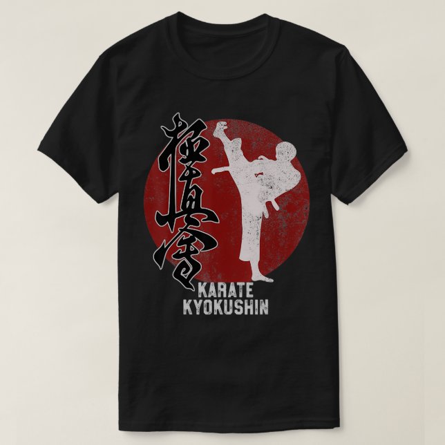 Camiseta Regalo de arte marcial de Kyokushin Karate (Diseño del anverso)