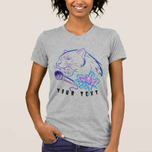 Camiseta Regalo de arte Neon Panther