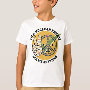 Camiseta Regalo de arte vectorial de diseño de energía nucl