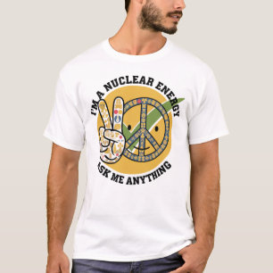Camiseta Regalo de arte vectorial de diseño de energía nucl