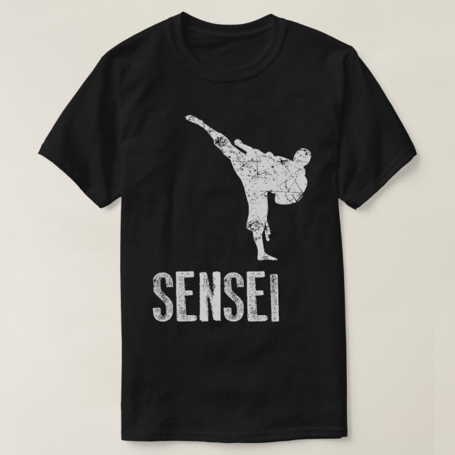 Camiseta Regalo de artes marciales de Karate Sensei Guay (Diseño del anverso)