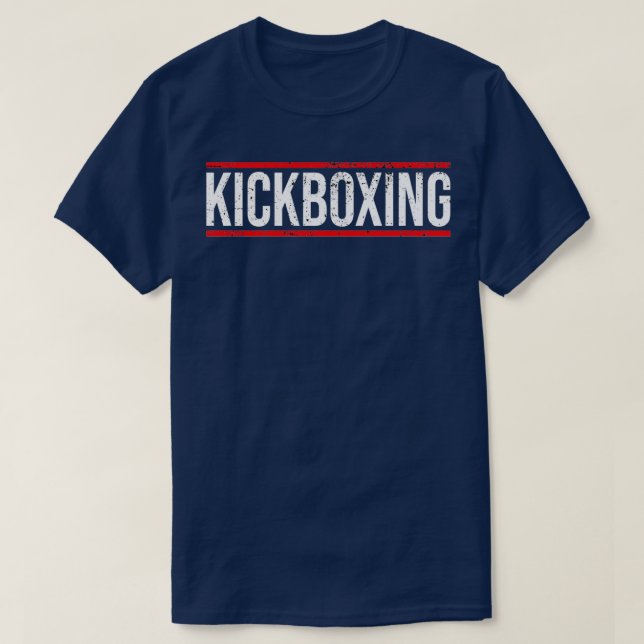 Camiseta Regalo de artes marciales de Kickboxing (Diseño del anverso)