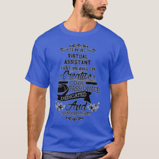 Camiseta regalo de asistente virtual presente para hombres