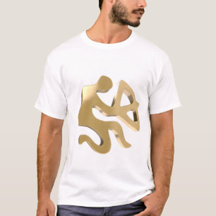 Camiseta Regalo de astrología con símbolo dorado del zodiac