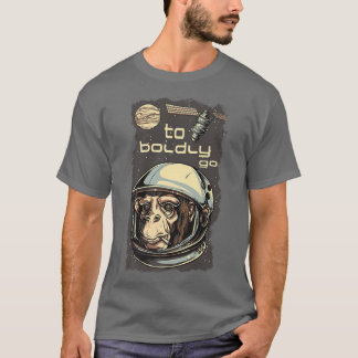 Camiseta Regalo de astronauta de chimpancé cósmico de mono 
