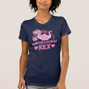 Camiseta Regalo de Auntiesaurus Rex Dinosaur para tía