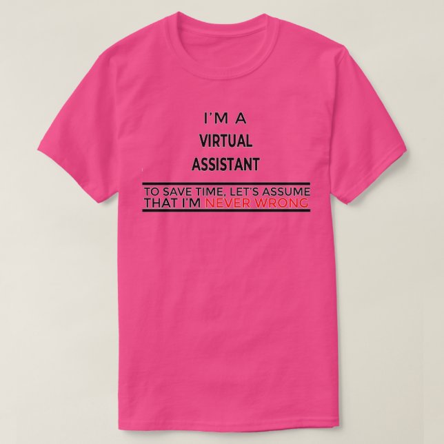 Camiseta Regalo De Auxiliar Virtual Presente Para Hombres M (Diseño del anverso)