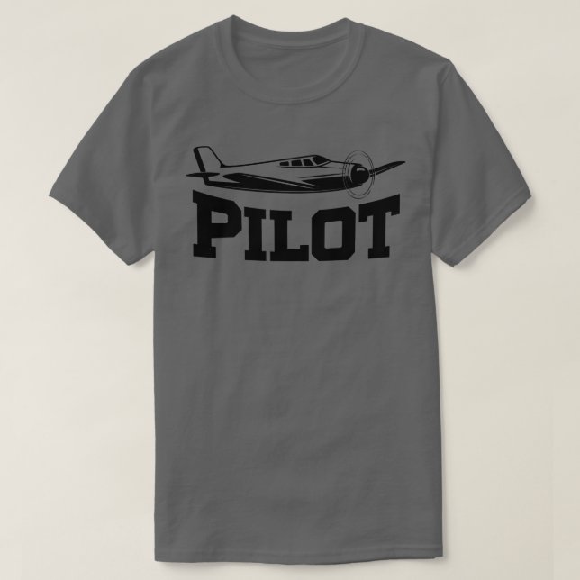 Camiseta Regalo de avión piloto (Diseño del anverso)